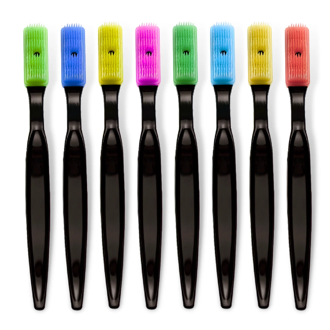 Easybrush siyah sap ve renkli başlık koleksiyonu